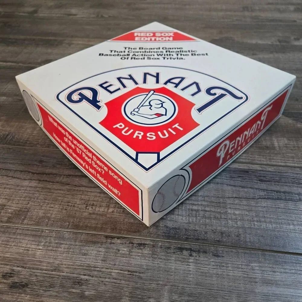 Pennant Pursuit Red Sox Edition vintage baseball board game trivia 1985